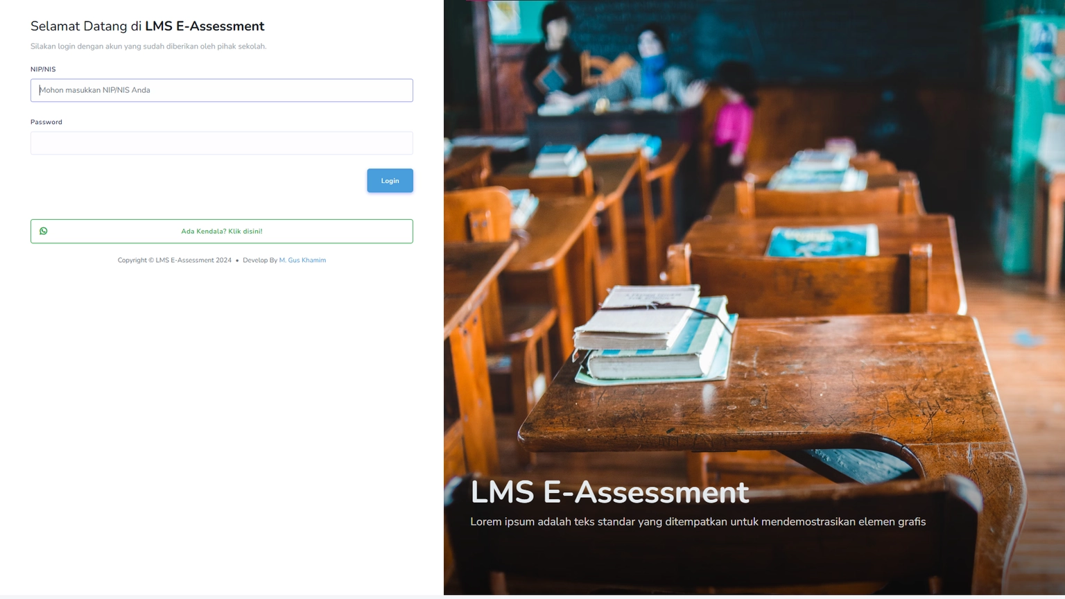 Website LMS E-Assessment